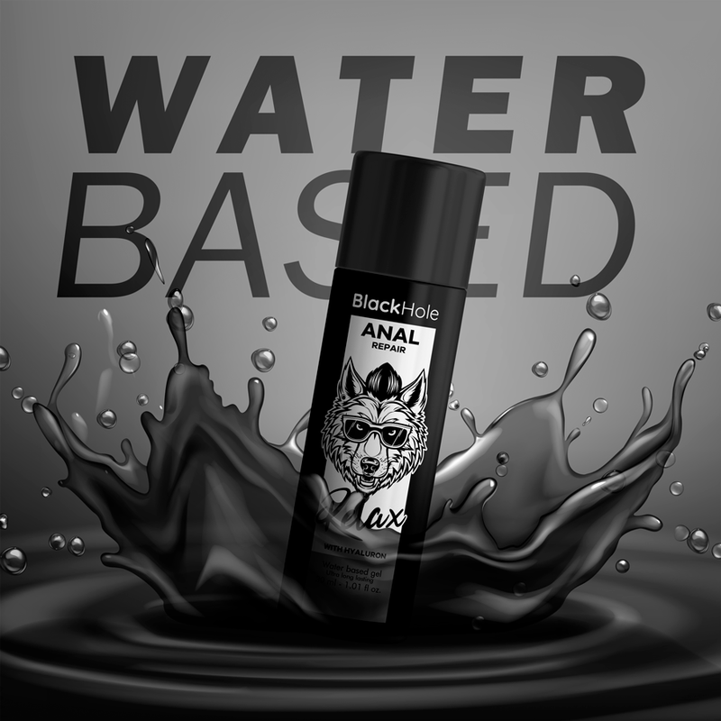 BLACK HOLE - WATER BASED ANAL RELAX REPAIR WITH HYALURON 30 ML