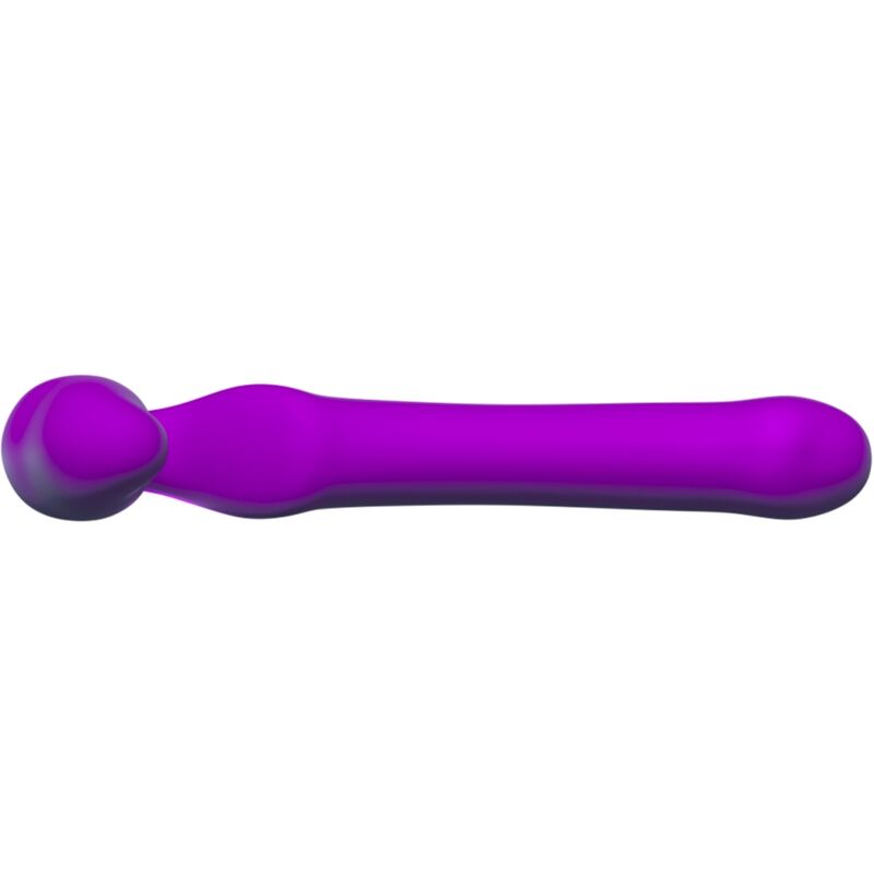 ADRIEN LASTIC - QUEENS FLEXIBLE STRAP-ON VIOLET SIZE M