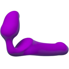 ADRIEN LASTIC - QUEENS FLEXIBLE STRAP-ON VIOLET SIZE M