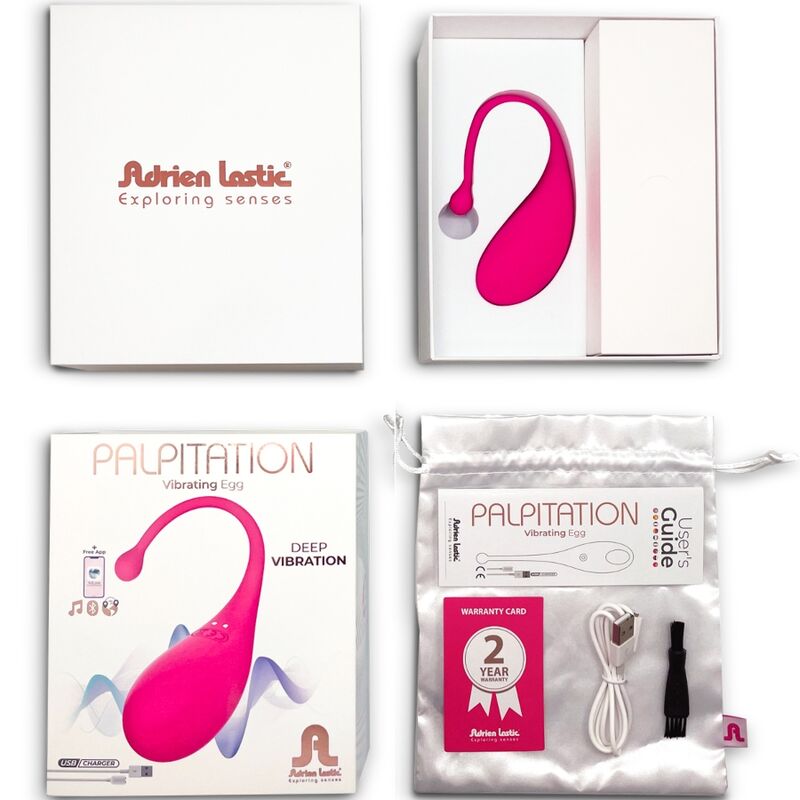 ADRIEN LASTIC - GREEN PALPITATION VIBRATING EGG + FREE APP