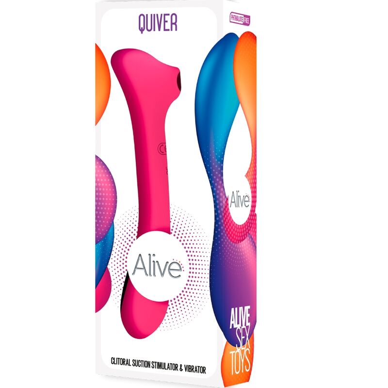 ALIVE - FUCHSIA QUIVER SUCKER AND VIBRATOR