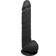 SILEXD - MODEL 1 PREMIUM REALISTIC PENIS SILEXPAN SILICONE BLACK 38 CM