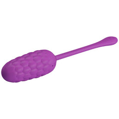 PRETTY LOVE - RECHARGEABLE VIBRATING EGG WITH MARINE TEXTURE PURPLE