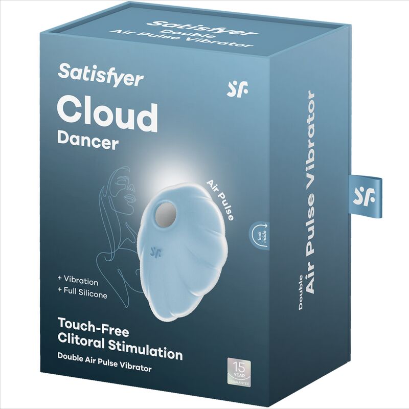 SATISFYER - CLOUD DANCER RED AIR PULSE VIBRATOR