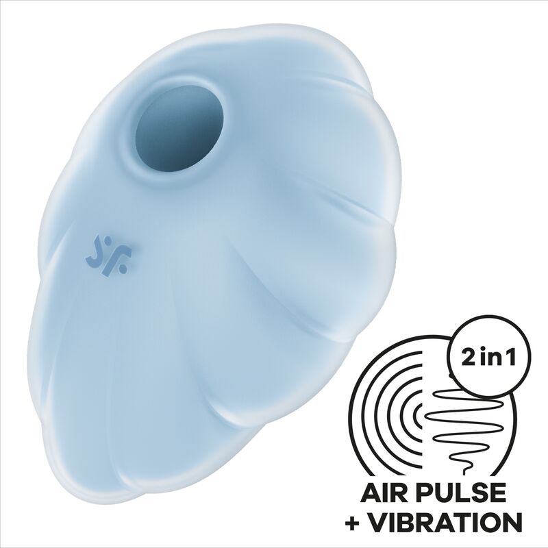 SATISFYER - CLOUD DANCER RED AIR PULSE VIBRATOR