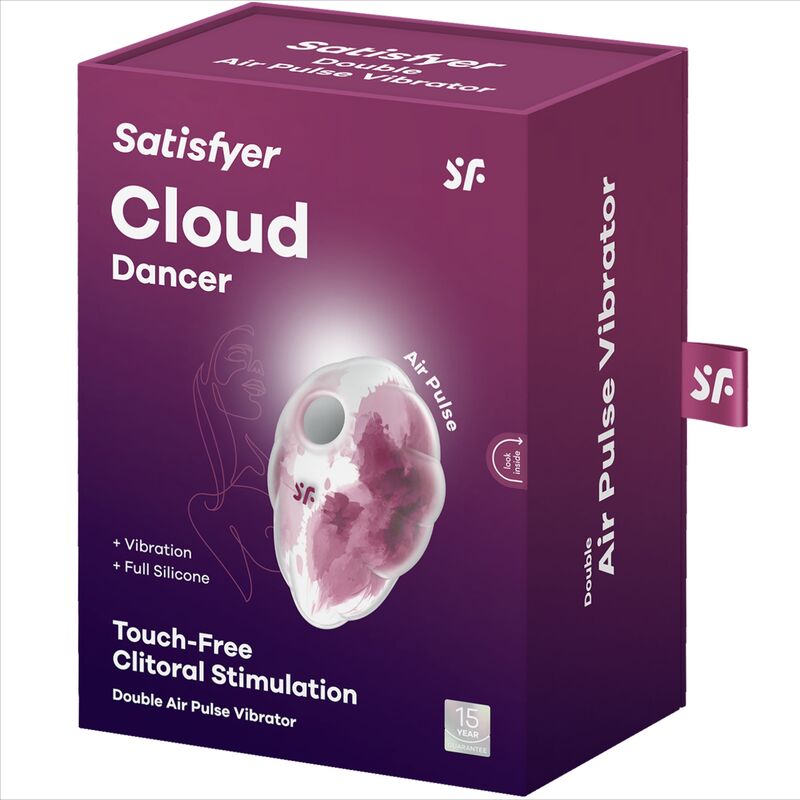 SATISFYER - CLOUD DANCER RED AIR PULSE VIBRATOR