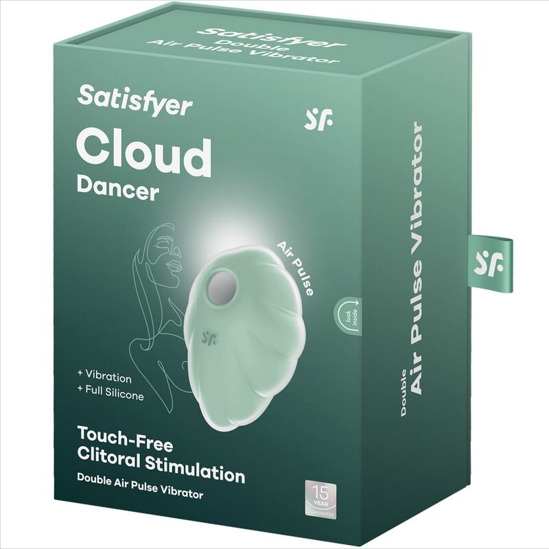 SATISFYER - CLOUD DANCER RED AIR PULSE VIBRATOR