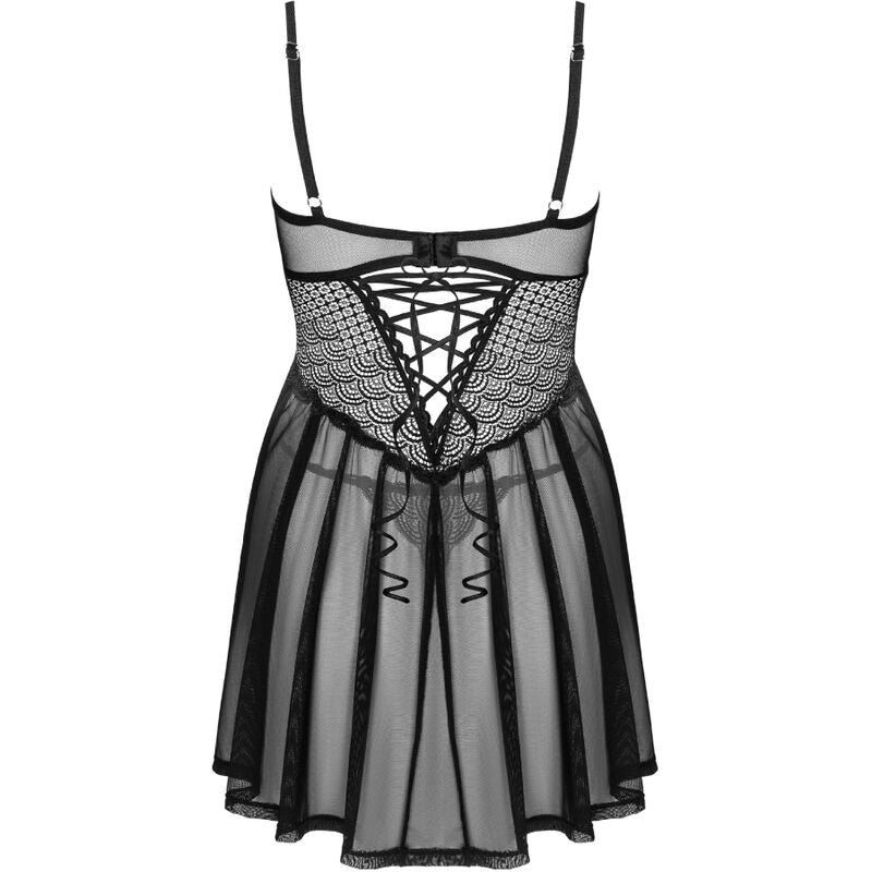 OBSESSIVE - CHEMERIS BADYDOLL &amp; THONG XS/S SET