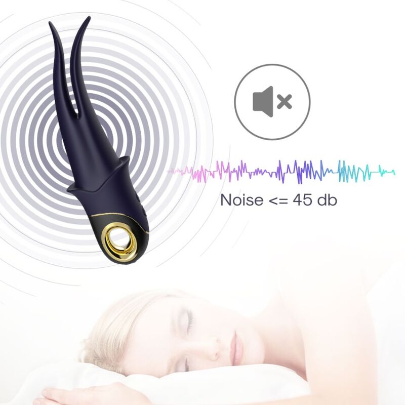 ARMONY - SHADOW DOUBLE HEAD VIBRATOR TEASING BLUE