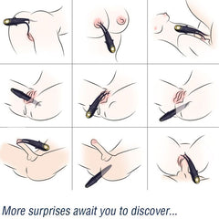 ARMONY - SHADOW DOUBLE HEAD VIBRATOR TEASING BLUE
