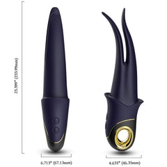 ARMONY - SHADOW DOUBLE HEAD VIBRATOR TEASING BLUE