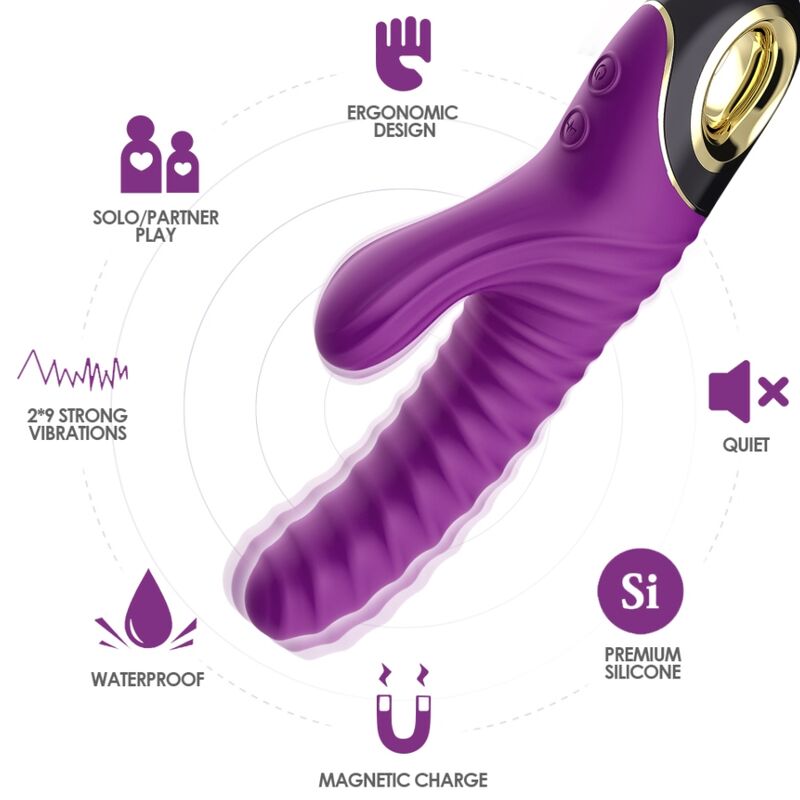ARMONY - ETERNITY SILICONE PURPLE VIBRATOR