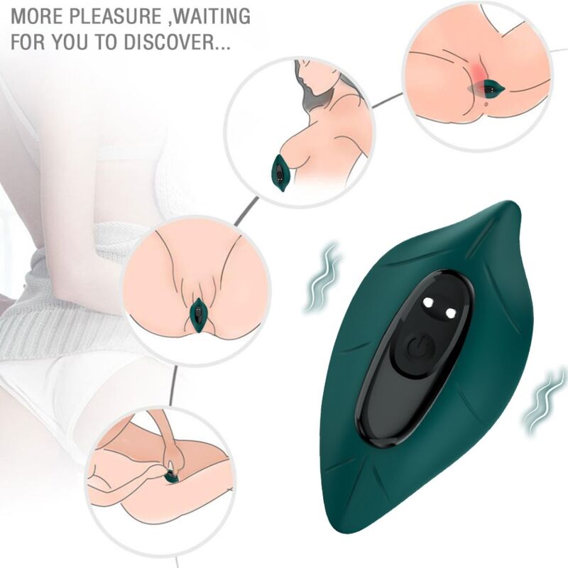 ARMONY - GREEN REMOTE CONTROL STIMULATOR AND VIBRATOR