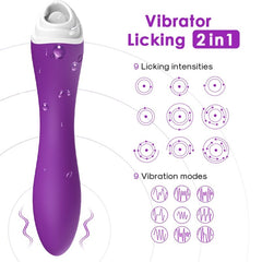 ARMONY - FAIRYLAND LICKING VIBRATING CLIP AND PURPLE VIBRATOR