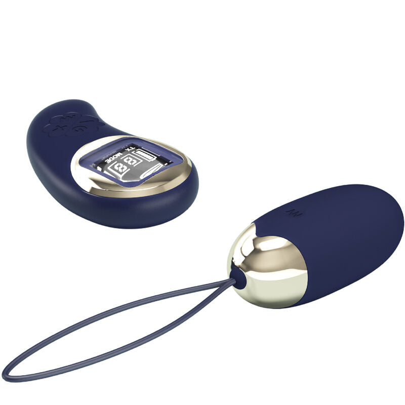 PRETTY LOVE - BLUE REMOTE CONTROL MINE VIBRATING EGG