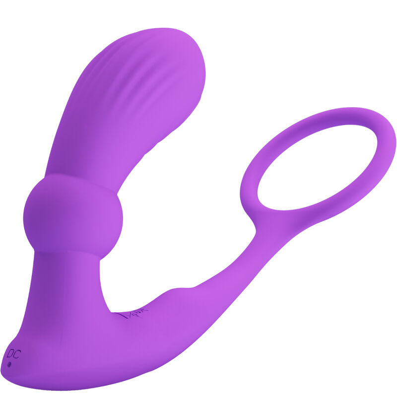 PRETTY LOVE - ANAL RING AND VIBRATOR WARREN VIOLET