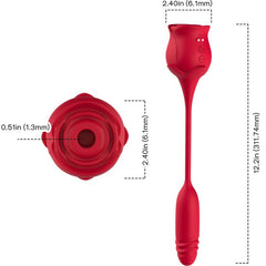 ARMONY - ROSEKNIGTH LICKING VIBRATING CLIP AND RED VIBRATOR