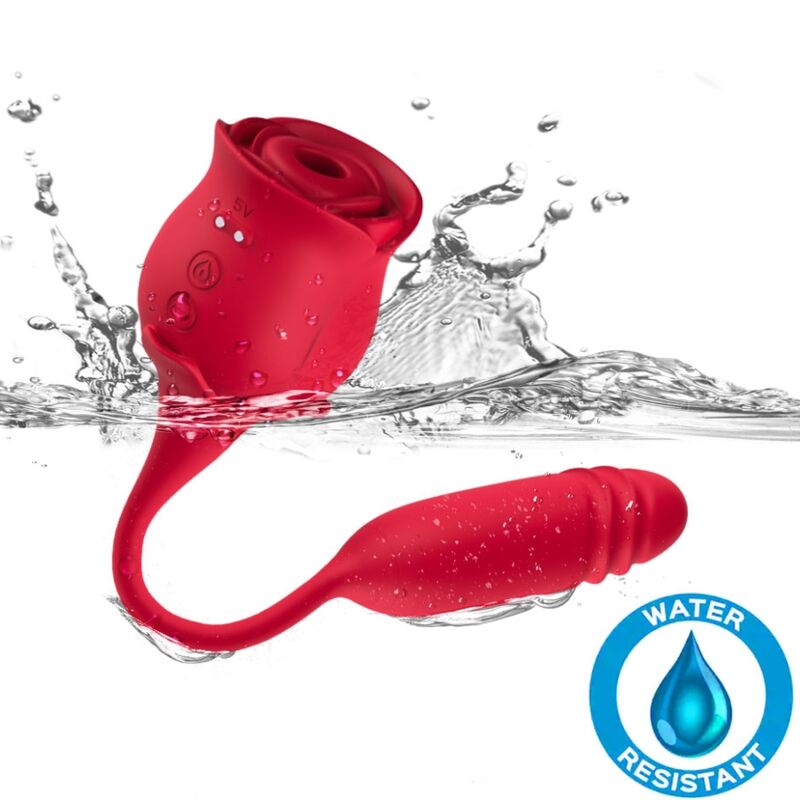 ARMONY - ROSEKNIGTH LICKING VIBRATING CLIP AND RED VIBRATOR