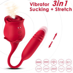 ARMONY - ROSEKNIGTH LICKING VIBRATING CLIP AND RED VIBRATOR