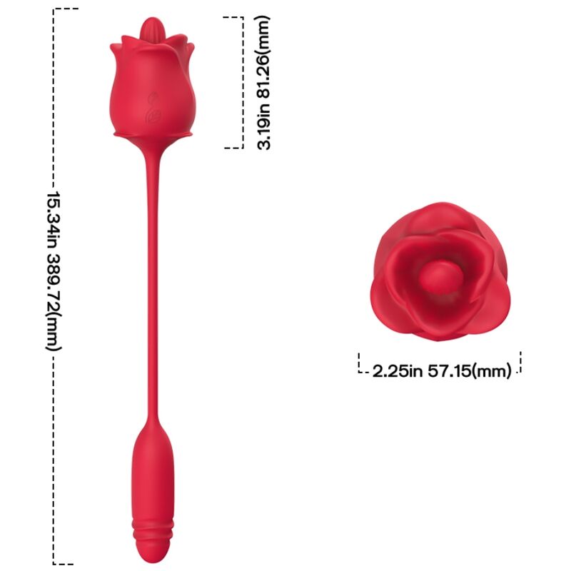 ARMONY - PINK RED STIMULATOR AND VIBRATOR