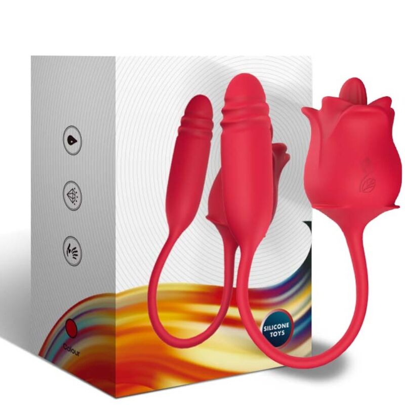 ARMONY - PINK RED STIMULATOR AND VIBRATOR