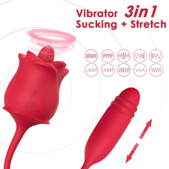 ARMONY - PINK RED STIMULATOR AND VIBRATOR