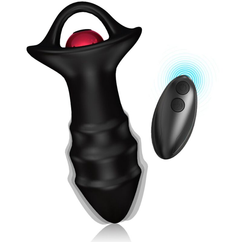 ARMONY - KYLIN FINGER VIBRATOR AND BLACK BUTT PLUG REMOTE CONTROL