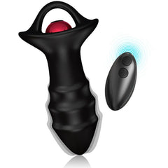 ARMONY - KYLIN FINGER VIBRATOR AND BLACK BUTT PLUG REMOTE CONTROL