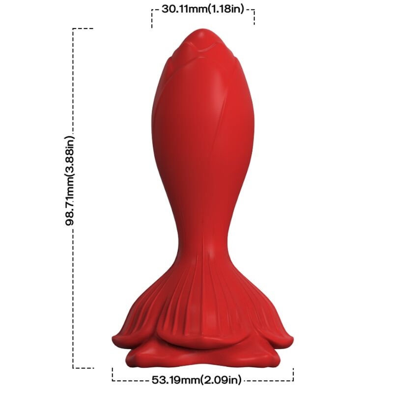 ARMONY - PINK VIBRATOR AND SMALL RED REMOTE CONTROL ANAL PLUG