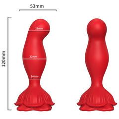 ARMONY - PINK VIBRATOR AND RED REMOTE CONTROL ANAL PLUG