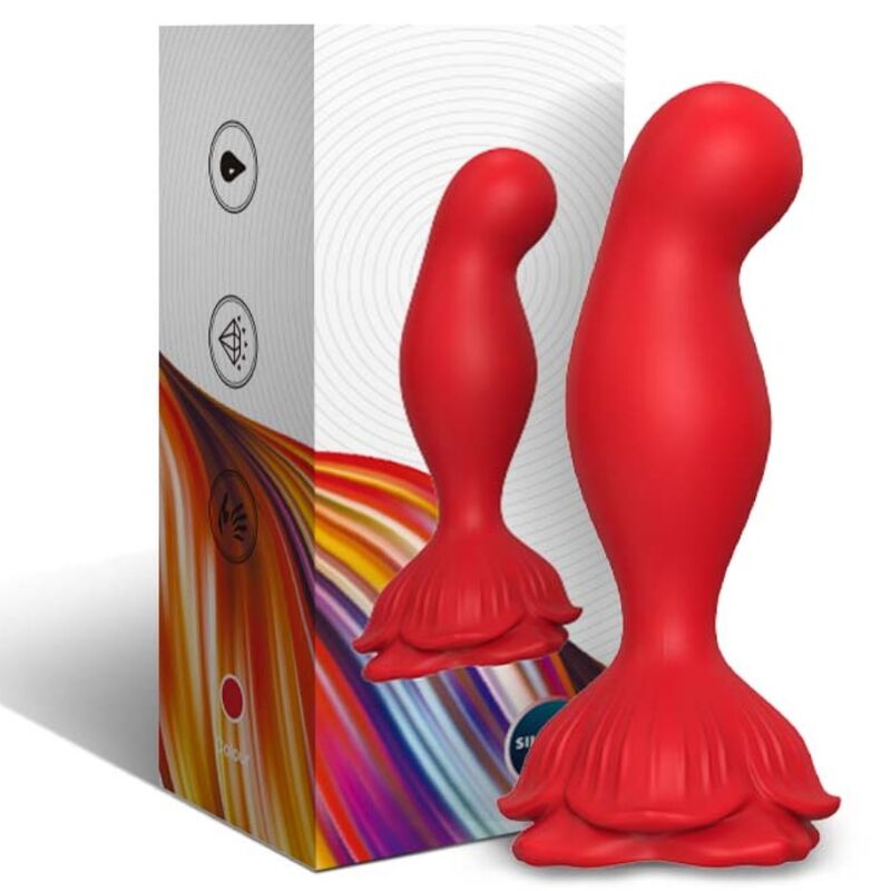 ARMONY - PINK VIBRATOR AND RED REMOTE CONTROL ANAL PLUG