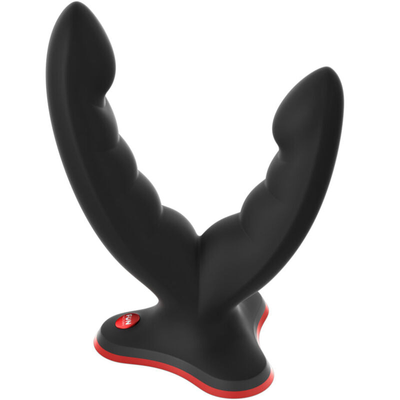 FUN FACTORY - RYDE DOUBLE DILDO AND MASSAGER GREEN