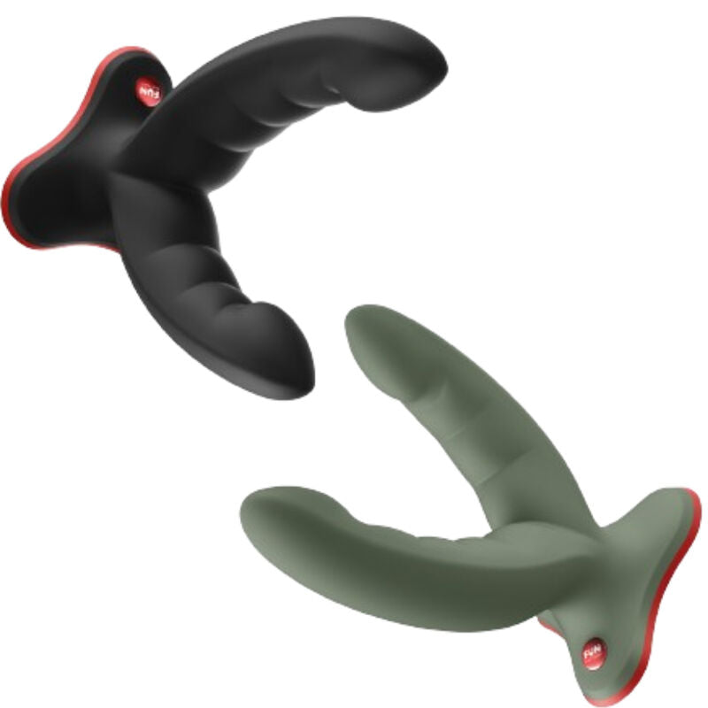 FUN FACTORY - RYDE DOUBLE DILDO AND MASSAGER GREEN