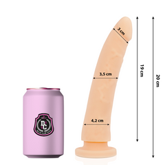 DELTA CLUB - TOYS MEDICAL DILDO NATURAL SILICONE 20 CM -O- 4 CM