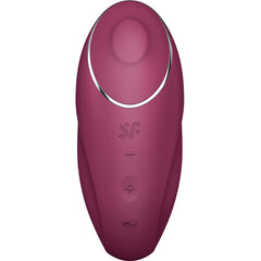 SATISFYER - TAP &amp; CLIMAX 1 LAY-ON VIBRATOR RED
