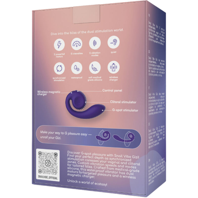 SNAIL VIBE - PINK DOUBLE STIMULATOR CHALK