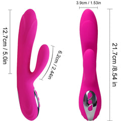 ARMONY - FLEXIBLE VIBRATOR AND STIMULATOR WITH FUCHSIA HEAT EFFECT