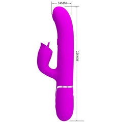 BONITO AMOR - VIBRADOR DE COELHO COM LAMBEDURA FÚCSIA