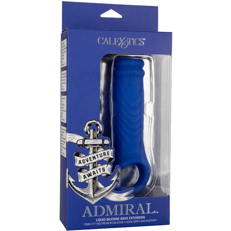 CALEXOTICS - ADMIRAL WAVE PENIS COVER LIQUID BLUE SILICONE