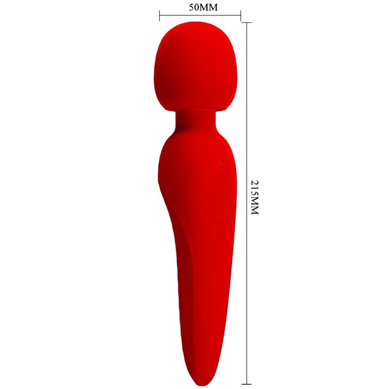 PRETTY LOVE - MAREDITH MASSAGER 12 VIBRATION MODES RED