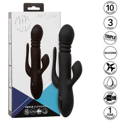 CALEXOTICS - EUPHORIA TRIPLE VIBRATOR BLACK