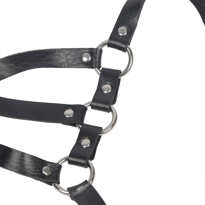SUBBLIME - BODY HARNESS ADJUSTABLE SINGLES LEATHER ETO ONE SIZE