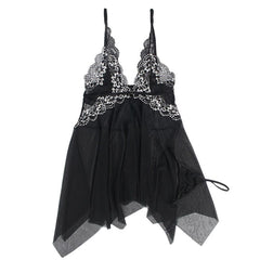 SUBBLIME - BABYDOLL FABRIC TULLE BREAST LACE S/M