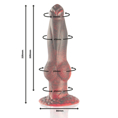 EPIC - PROMETHEUS DILDO TITAN ON FIRE RECHARGEABLE REMOTE CONTROL