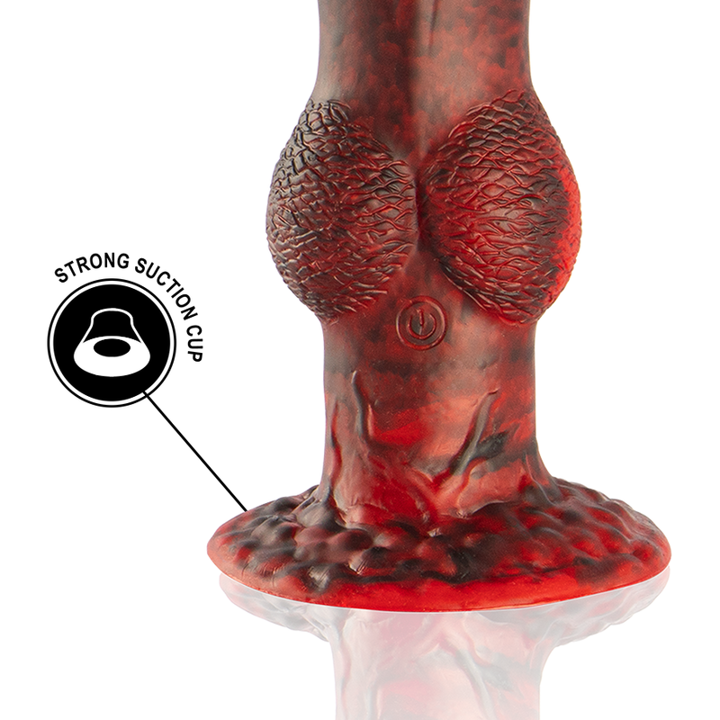 EPIC - PROMETHEUS DILDO TITAN ON FIRE RECHARGEABLE REMOTE CONTROL