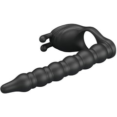 PRETTY LOVE - BLACKNEY COCK RINGS WITH VIBRATING PLUG