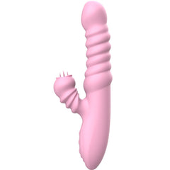 ARMONY - MULTIFUNCTION VIBRATOR WITH PINK TONGUE STIMULATING HEAT EFFECT