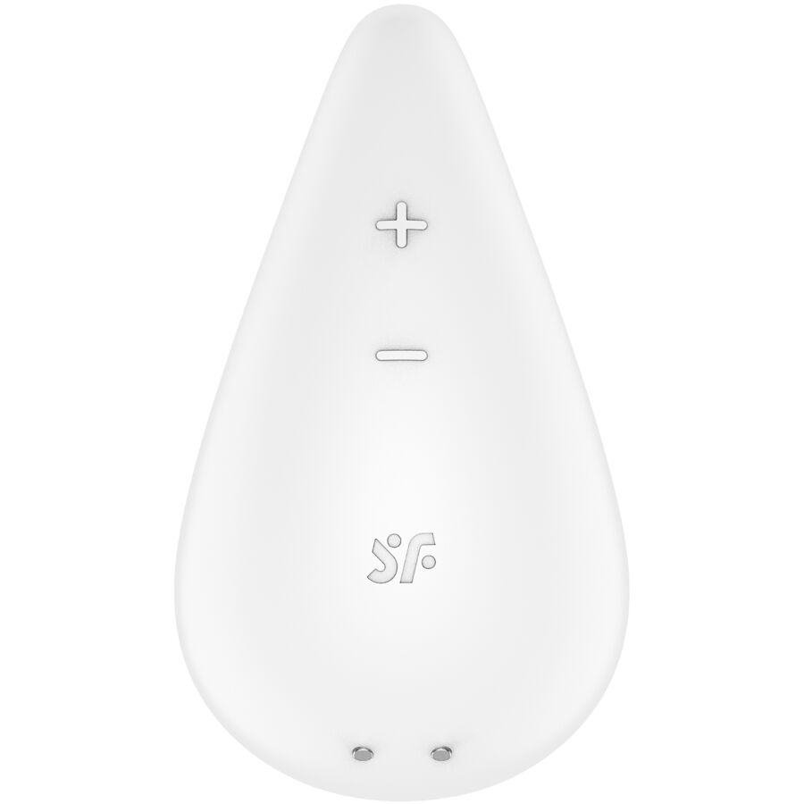 SATISFYER - WHITE LAY-ON DEW DROP VIBRATOR