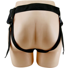 PRETTY LOVE - STARKS MULTI-SPEED VIBRATING DILDO HARNESS 17.5 CM LIGHT BROWN