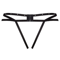 LIVCO CORSETTI FASHION - NOMADE TANGA SEM CROTCHLESS PRETO